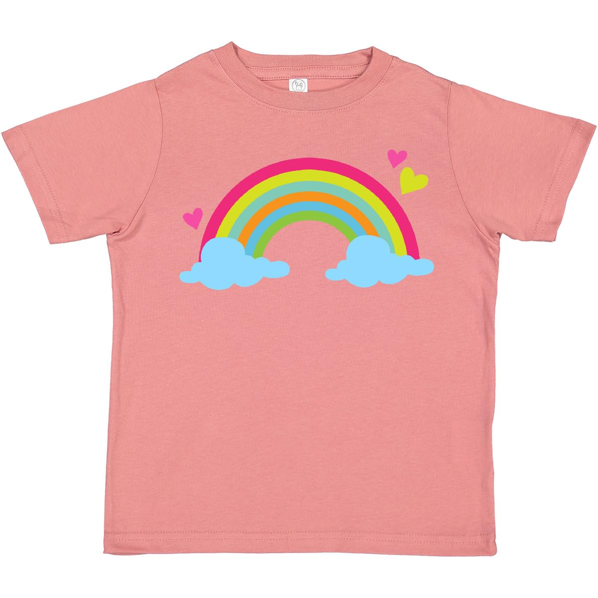 Inktastic Rainbow Toddler T-Shirt - Colorful Cotton Kids Tee for Boys & Girls | Perfect for Playdates, Daycare & Family Photos