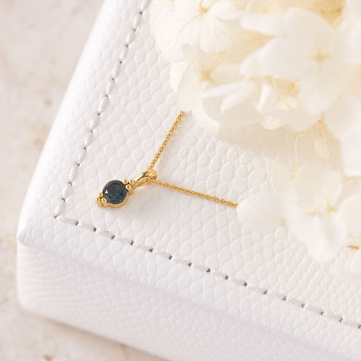 Glisten London Blue Necklace for Women - Elegant Sterling Silver Pendant with Cubic Zirconia, Perfect for Gifts, Parties & Everyday Wear