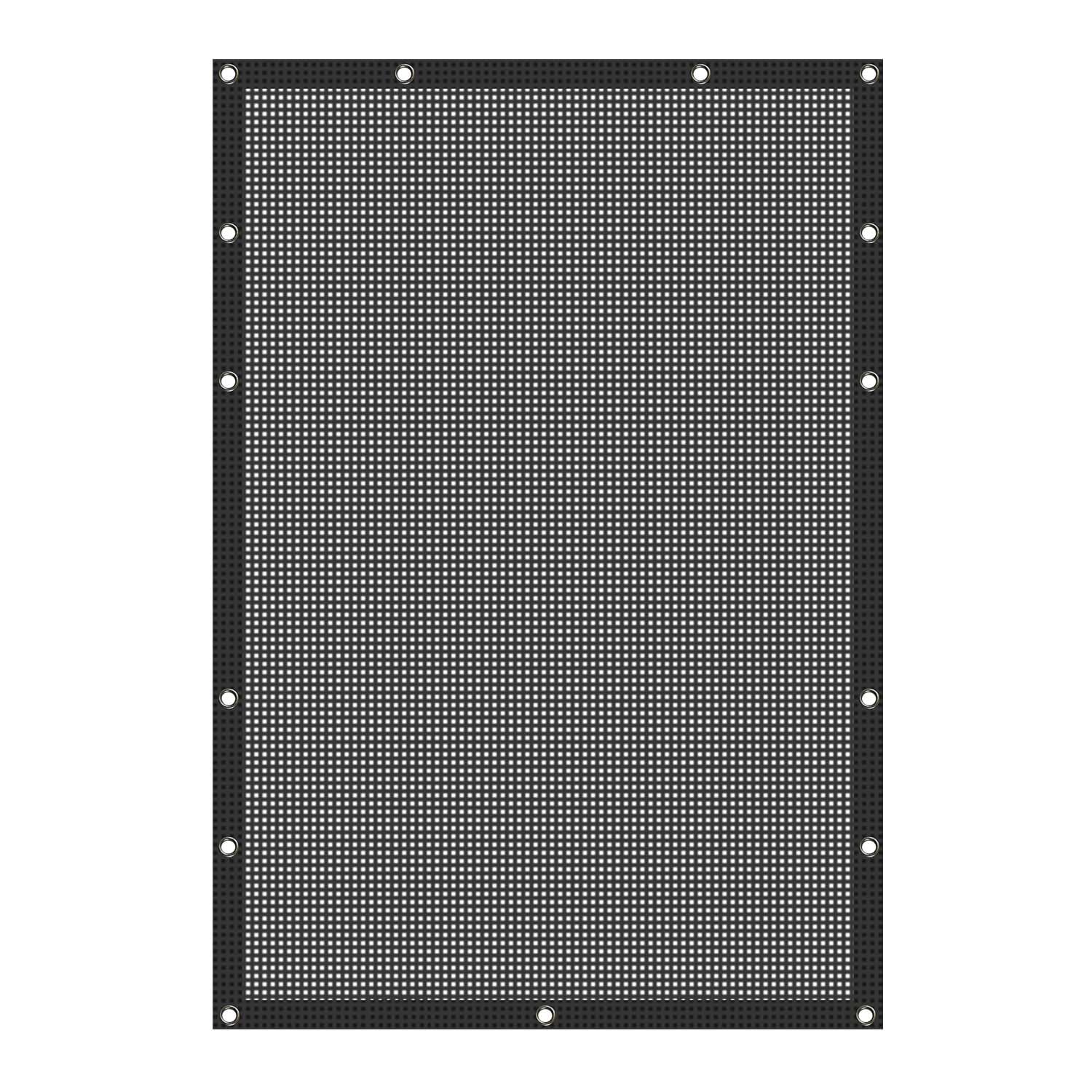 Jeep Wrangler JL JLU & Gladiator JT Sunshade Mesh Top Cover (2018-Up) - Black RT-TCZ Sunroof Shade for 4-Door Models | UV Protection & Heat Reduction for Off-Roading & Summer Driving