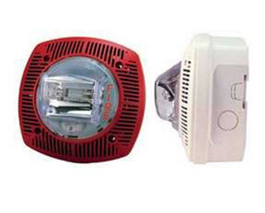 Gentex WSSPKR Outdoor Wall Mount Speaker - Weatherproof, High-Quality Sound (Red) - Perfect for Patio, Garden, and Poolside Entertainment