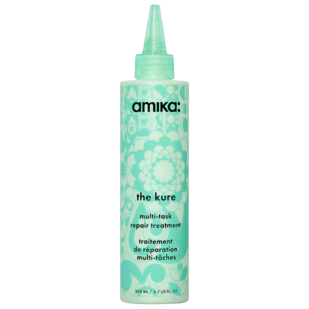 Amika The Kure Multi-Task Hair Repair Treatment - 6.7 oz | Sulfate-Free Bond Repair for Damaged Hair | Perfect for Dry, Frizzy & Color-Treated Hair at Home or Salon
