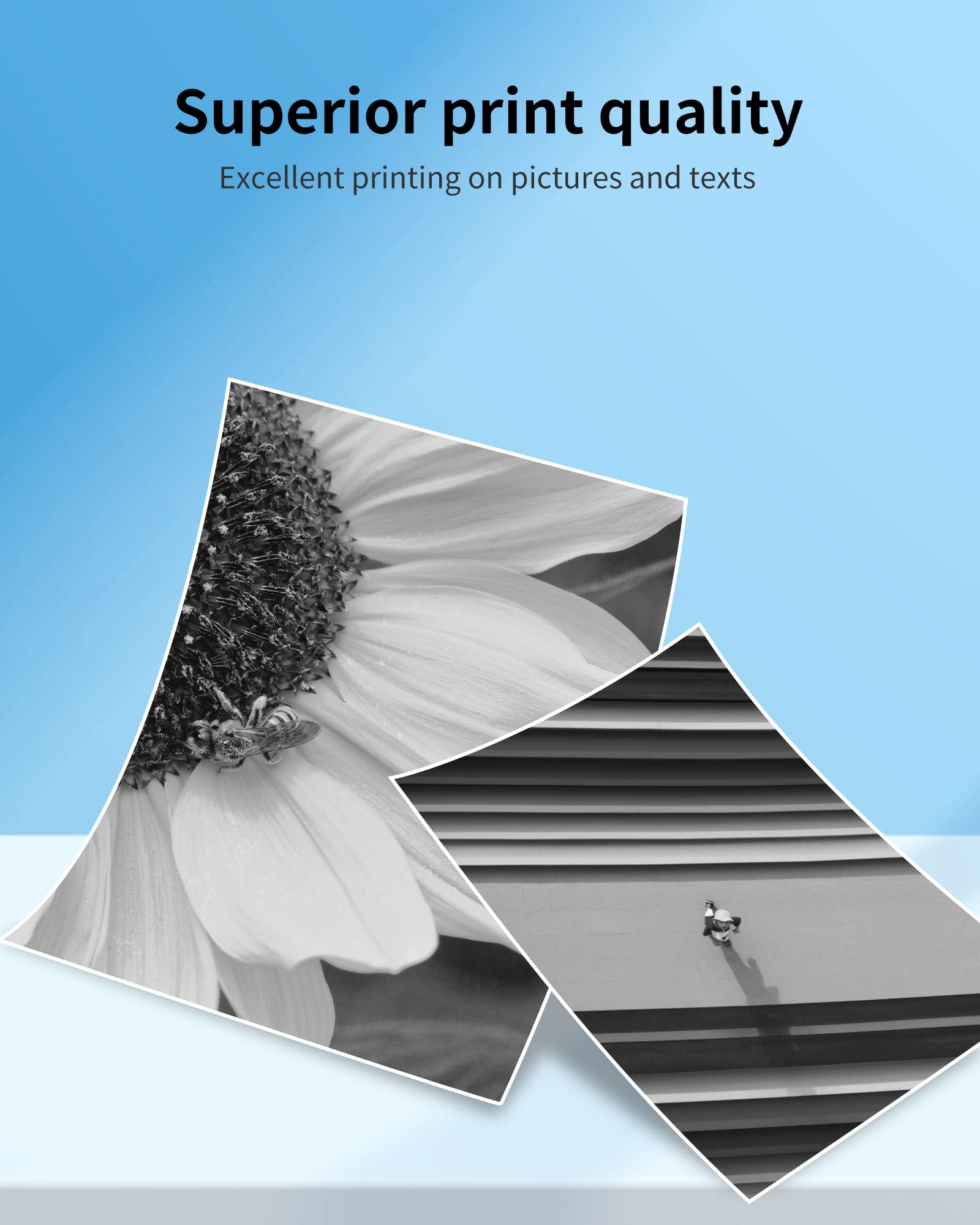 HP 902XL Compatible Black Ink Cartridge (2-Pack) - Replacement for HP 902/902XL with Upgraded Chip - Works with OfficeJet Pro 6978, 6962, 6968 & More - Perfect for Home Office Printing, Documents & School Projects