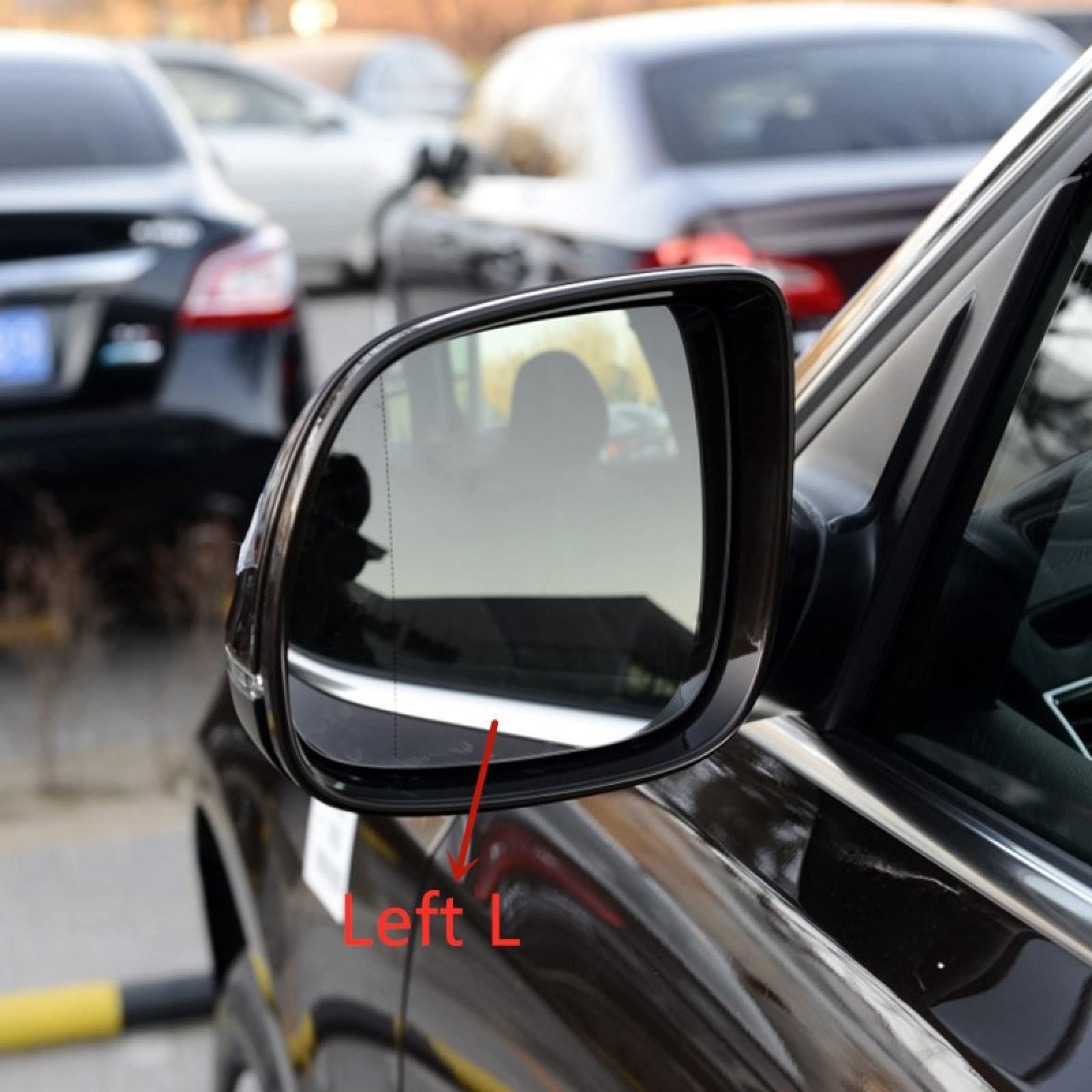 Heated Car Mirror Glass for Audi Q5 (2009-2017) & Q7 (2010-2015) - Front Side Rearview & Wing Mirror Replacement with Defrost Function - Perfect for Winter Driving & Enhanced Visibility