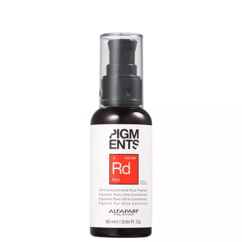 Alfaparf Milano Semi-Permanent Hair Color Pigments - Red .5 (90ml / 3.04 fl oz) | Vibrant Hair Dye for Brunettes & Dark Hair | Salon-Quality At-Home Hair Coloring