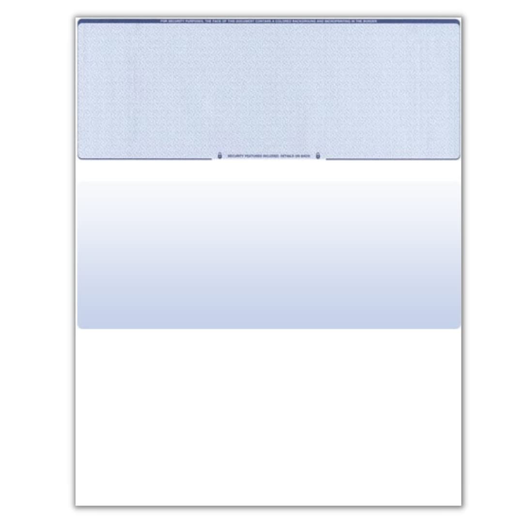 250 Blank Laser Computer Checks for QuickBooks - Blue Diamond Design - Perfect for Business Invoicing, Payroll & Accounting