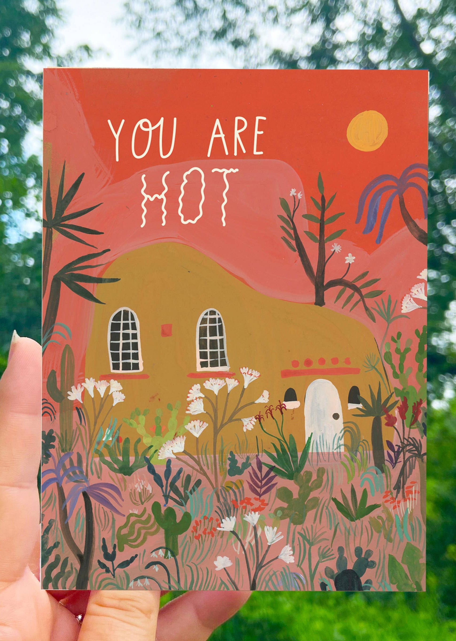 You Are Hot Card - Funny Flirty Greeting Card for Friends & Couples - Perfect for Birthdays, Anniversaries & Romantic Occasions