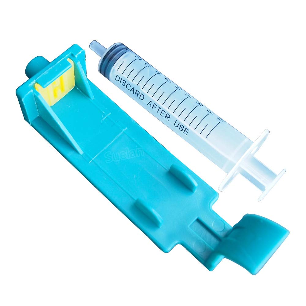 HP Printer Replacement Parts PRTA36690 - Ink Cartridge Refill Tool Kit for HP45/51645/6615/51640/240/15 - Includes Suction Clip, Absorption Clamp & Snap Fill Accessories - Perfect for Home & Office Printing Maintenance