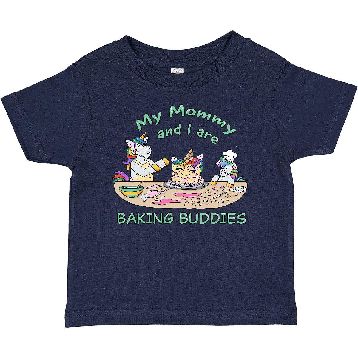 Inktastic My Mommy and I are Baking Buddies Baby T-Shirt - Cute Matching Mother Daughter Baking Outfit for Family Kitchen Time
