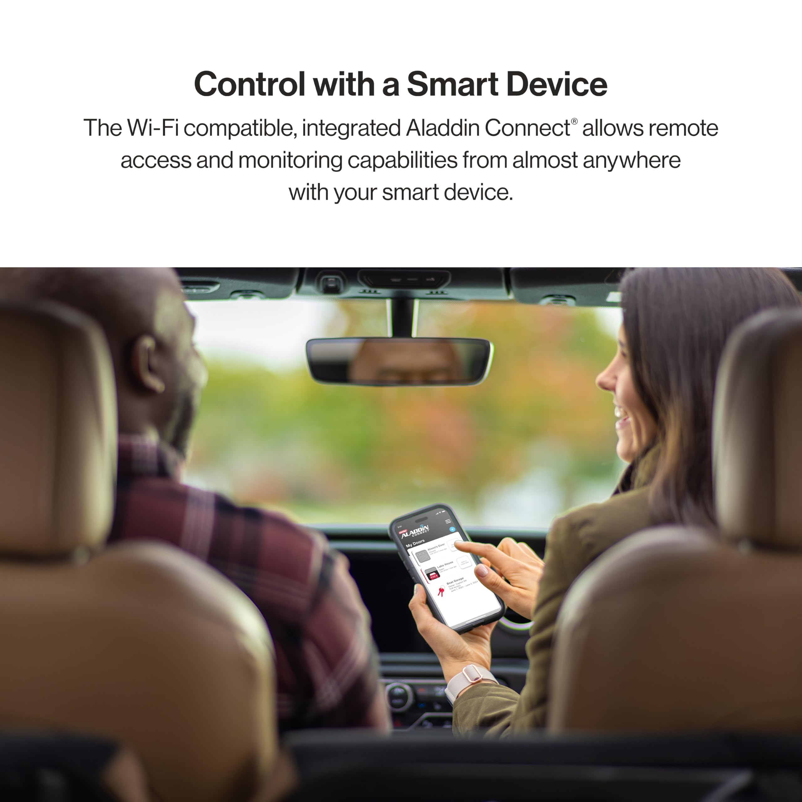 Genie StealthDrive 7155 Smart Garage Door Opener with Belt Drive & Smartphone Control - Quiet, Reliable & Secure - Perfect for Smart Homes & Family Safety