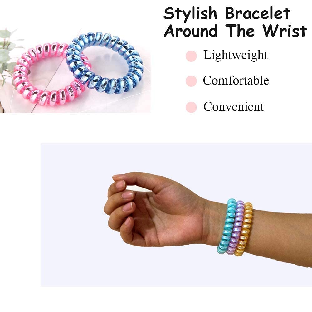 Wizme Navratri Kanjak Poojan Gift Set for Girls - 12 Multicolor Rubber Hair Bands | Perfect for Hindu Festivals, Pooja Ceremonies & Traditional Indian Celebrations