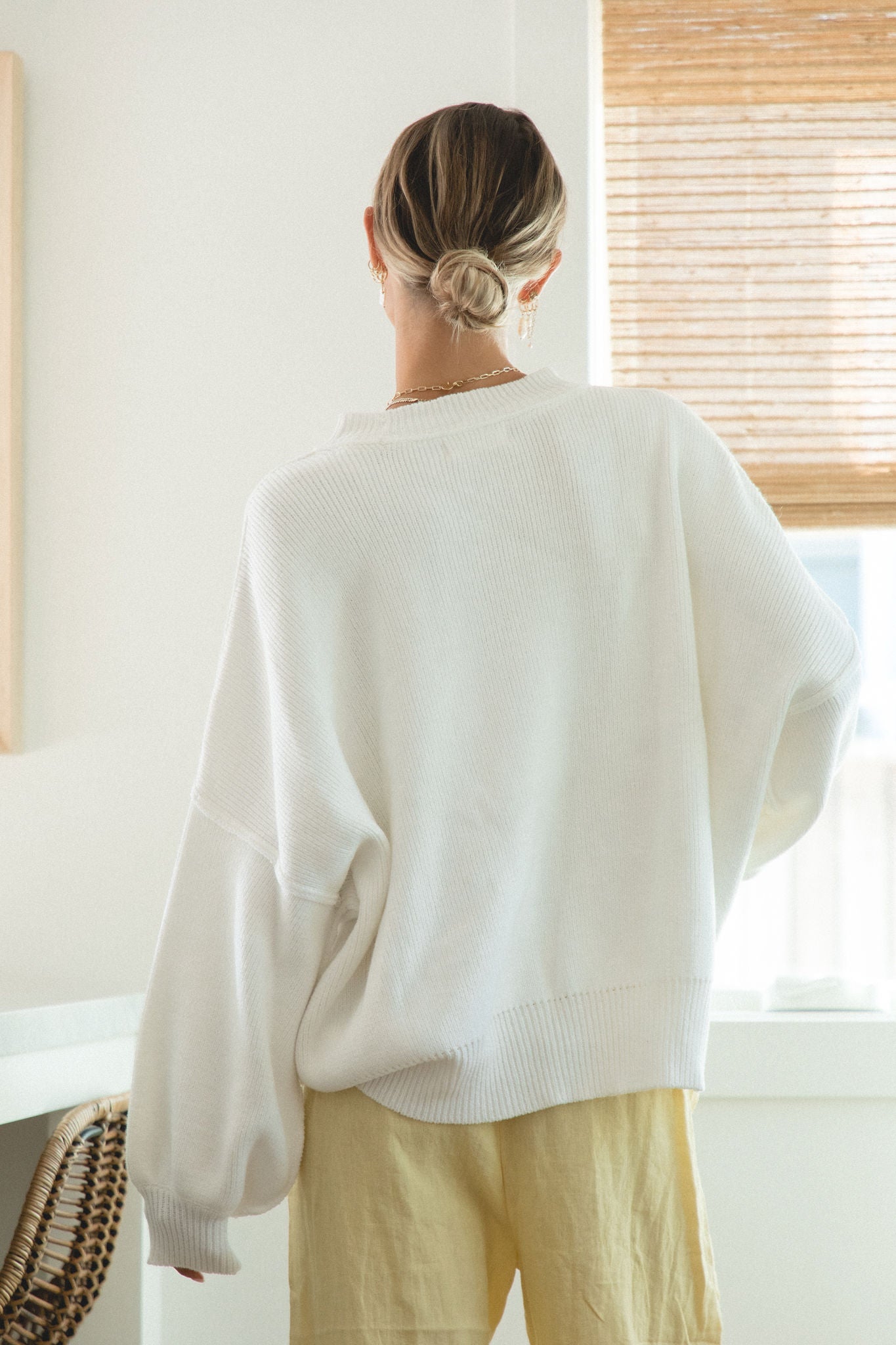 Chloé Oversized Knit Sweater for Women | Soft Chunky Cable Knit Pullover | Winter Warm Casual Wear | Perfect for Holiday Parties & Cozy Nights