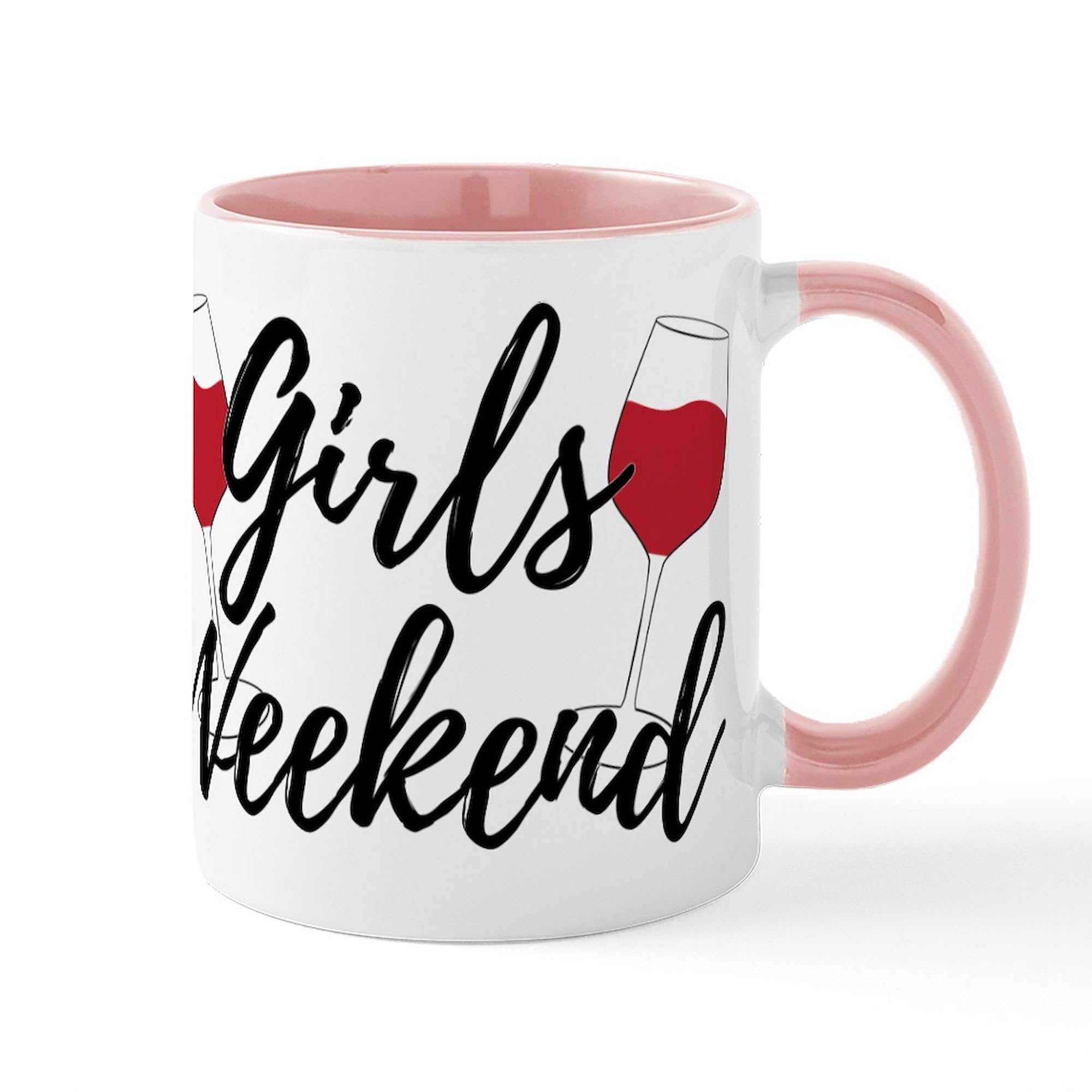 Girls Weekend 11 oz Ceramic Coffee Mug - 325ml Funny Best Friend Gift for Bachelorette Party, Bridal Shower & Girls Night Out - Perfect for Tea, Hot Chocolate & Office Use