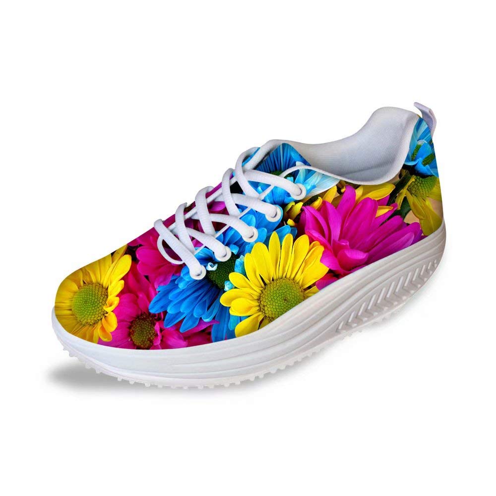 FOR U DESIGNS Women's Platform Sneakers - Comfortable Walking Shoes with Wedge Heel for Fitness, Casual & Outdoor Activities | Perfect for Teen Girls & Young Women | Gym, Running, Street Style & Daily Wear