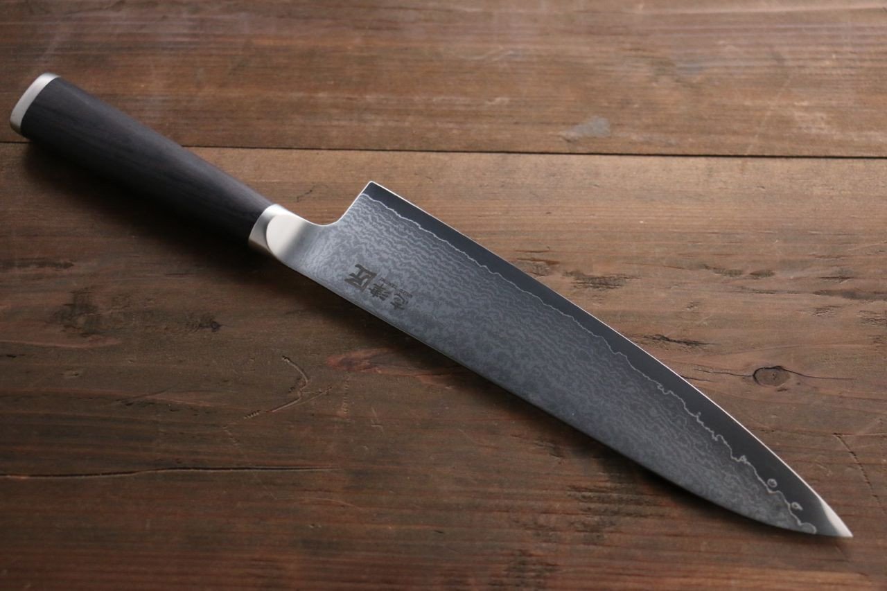 Premium Miyako AUS8 33-Layer Damascus Gyuto Chef Knife 210mm - Japanese Kitchen Knife for Professional Chefs & Home Cooking, Perfect for Slicing, Dicing & Meat Cutting