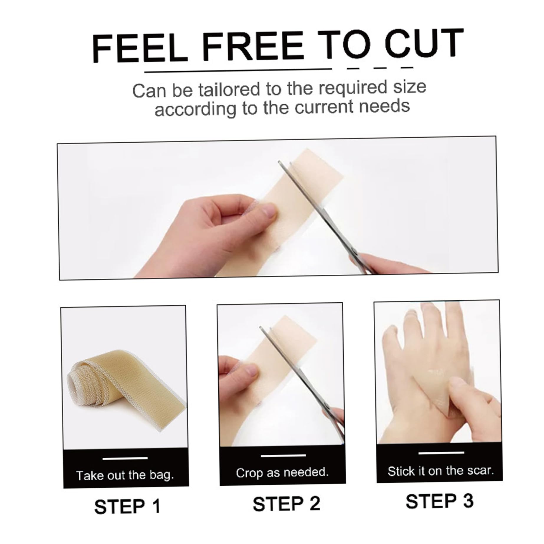 2 Rolls Silicone Scar Sheets for Scars - 1.6x59.1 Inch Flexible & Breathable Surgical Scar Tape - Promotes Wound Healing & Reduces Scar Appearance - Perfect for Post-Surgery, C-Section, Burns & Acne Scars - Medical Grade Silicone Scar Removal Strips for Outdoor Activities & Daily Use