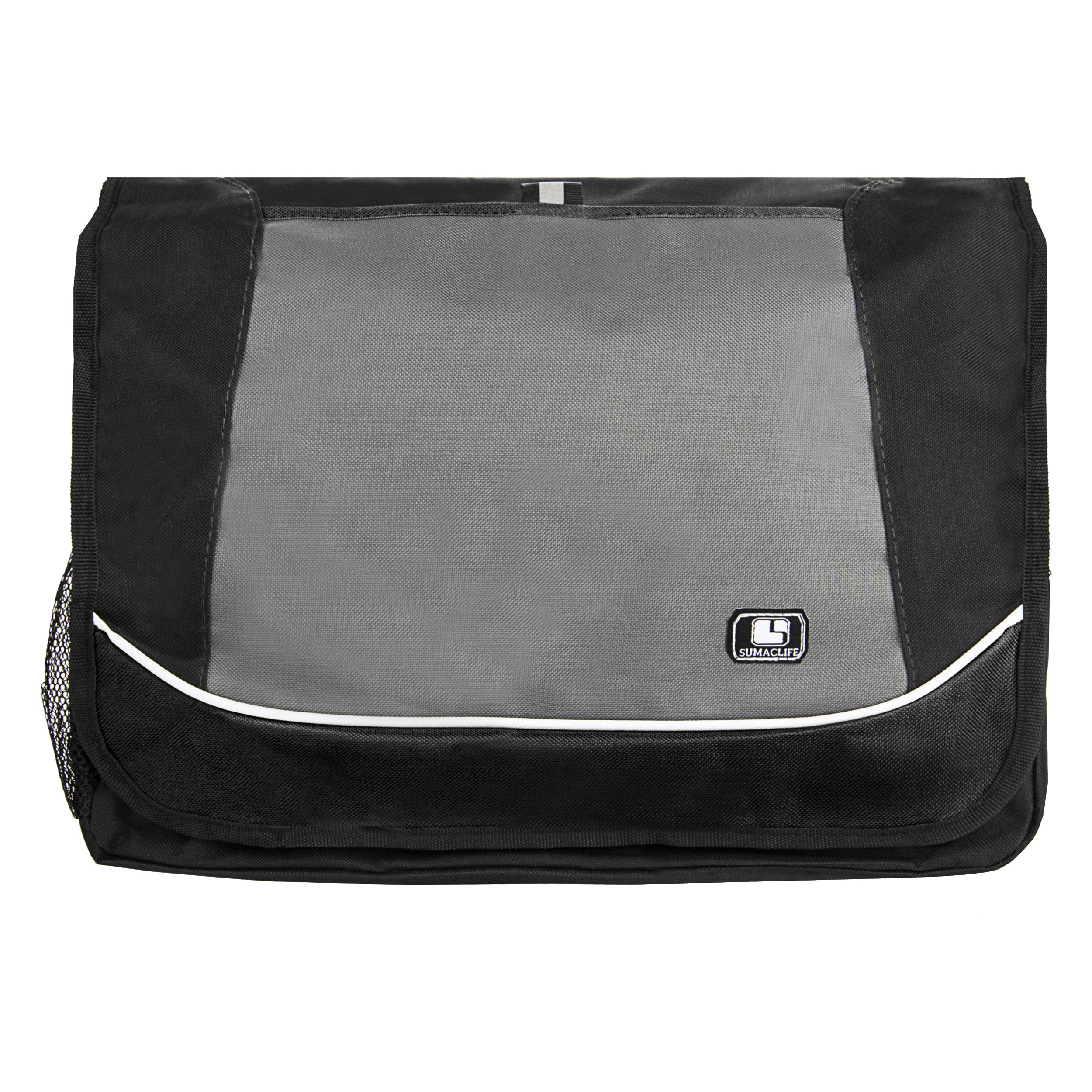 WGS Professional Canvas Shoulder Messenger Bag for MacBook Pro 16, Surface Book, HP Pavilion 15.6, Flex 15, Yoga 730 Laptop - Durable Work & Travel Laptop Bag for Business, School & Commuting