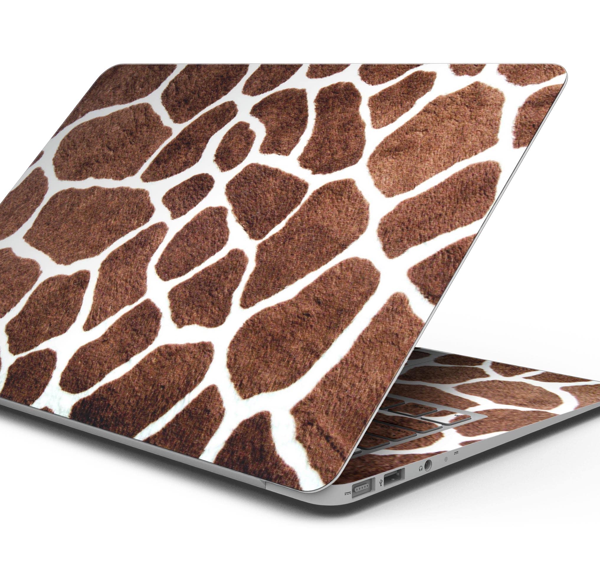 Real Giraffe Animal Print Full-Body Protective Skin Wrap for MacBook 13