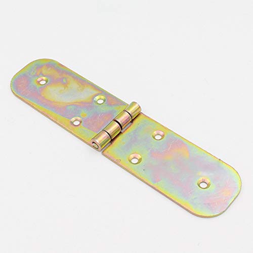 Stainless Steel Folding Butt Hinges 40x170mm (6PCS) - Heavy Duty Cabinet Hinges for Furniture, Closet Doors, Drawers & Gates | Durable Hardware for Home Improvement & DIY Projects