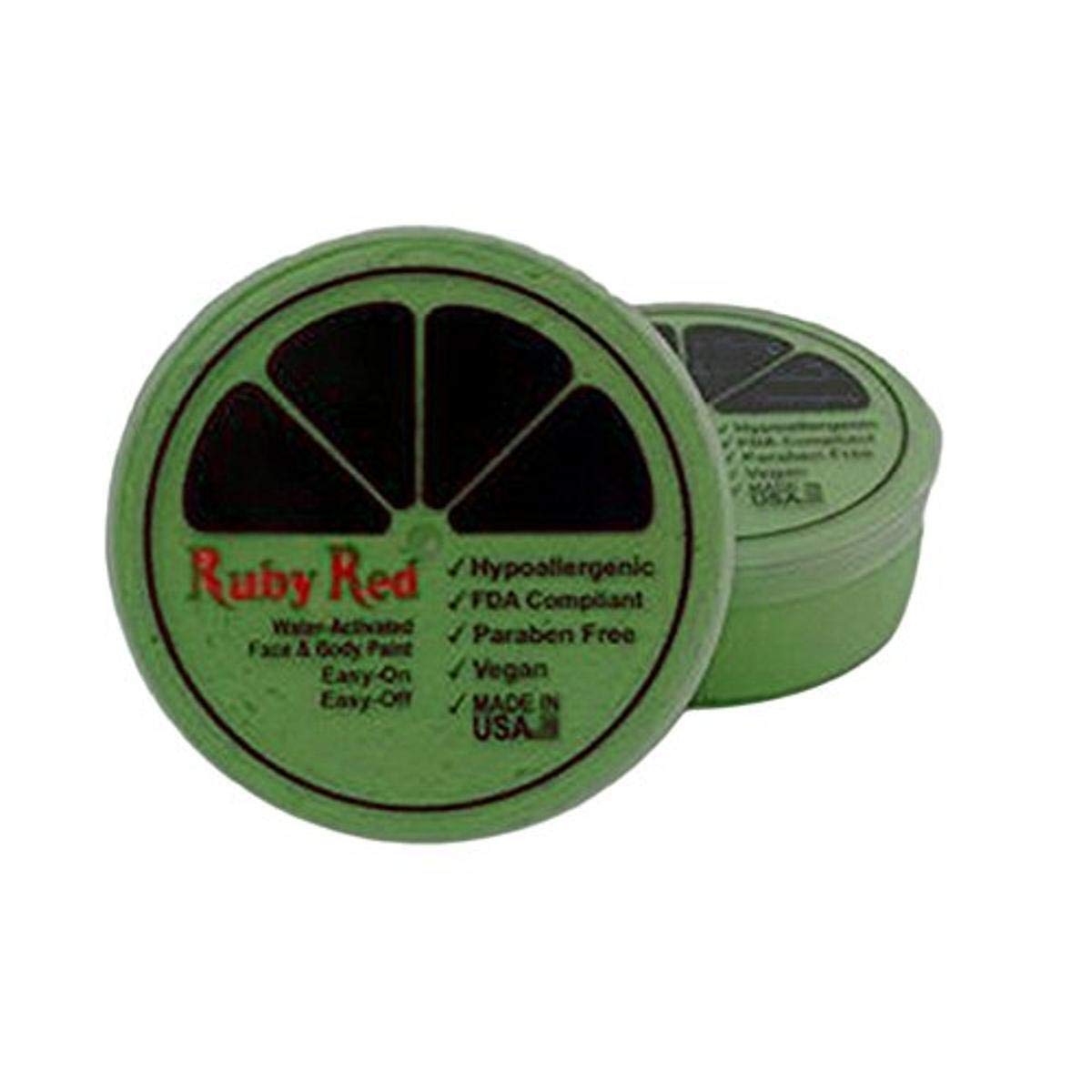 Premium Ruby Red & Forest Green Face Paint Set - 75ML Water-Based Non-Toxic Makeup for Halloween, Cosplay, Theater & Body Art | Professional Quality for Kids & Adults