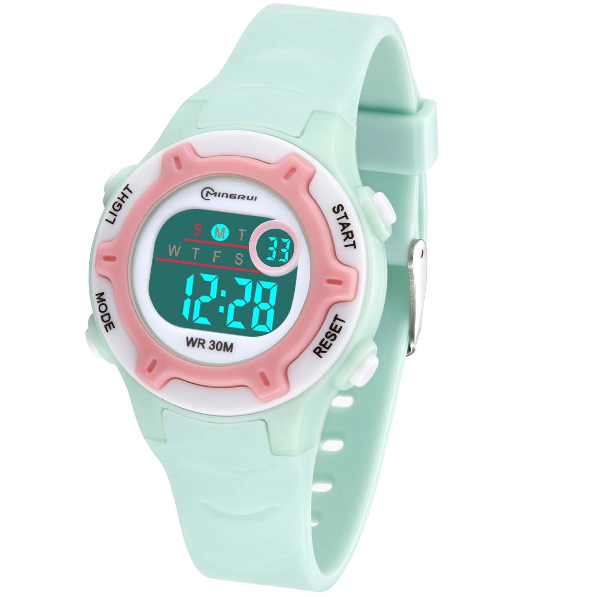 Waterproof Digital Watch for Kids - Boys & Girls Wrist Watch with Time, Date, Week Display, Backlight, Alarm, Stopwatch | Perfect for School, Sports, Swimming & Outdoor Activities
