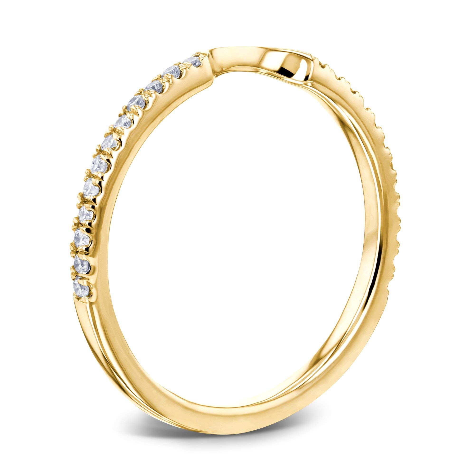 Kobelli 61766 Lab Grown Diamond Wedding Band Ring for Women - Eco-Friendly & Conflict-Free Diamond Jewelry for Engagement, Anniversary & Special Occasions