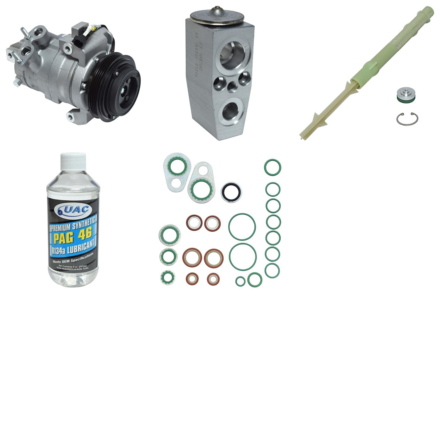 High-Quality HVAC A/C Compressor Replacement Kit - Compatible with Multiple Car Models | Durable & Efficient Cooling System Repair Solution | Perfect for DIY Mechanics & Professional Auto Shops