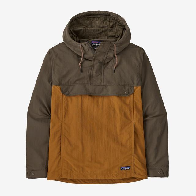 Men's Waterproof Anorak Jacket - Lightweight Windproof Hooded Raincoat for Hiking & Outdoor Adventures