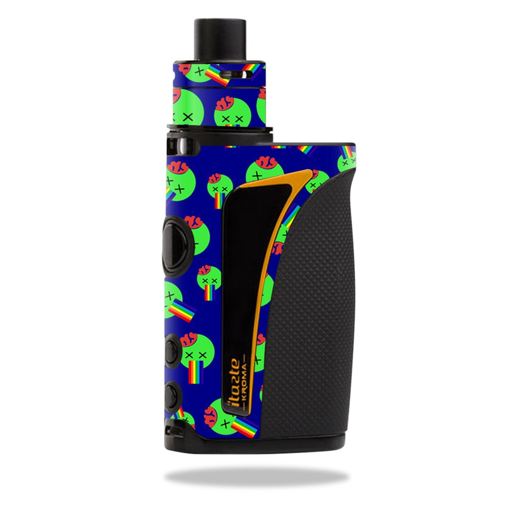 Innokin iTaste Kroma Slipstream Protective Vinyl Skin Wrap - Rainbow Brains Design | Durable Decal Cover Made in USA | Easy to Apply & Remove | Perfect for Vape Protection & Personalization