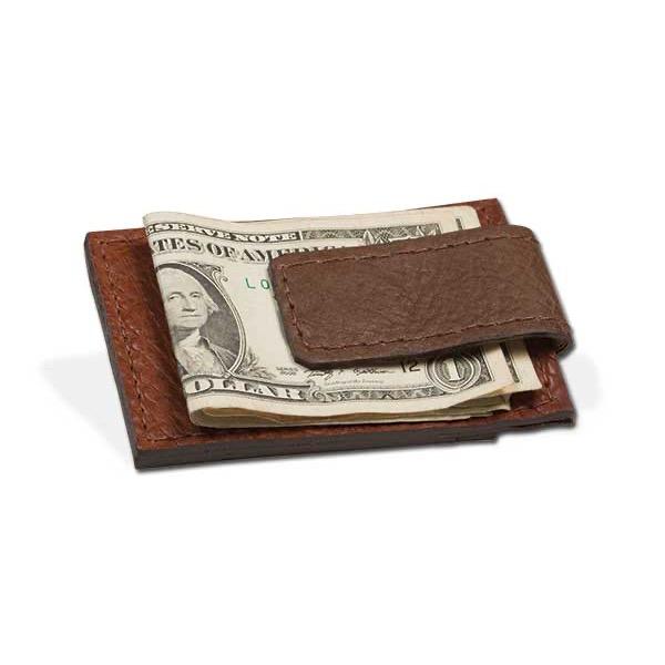 Premium Bison Leather Money Clip Wallet Set - Slim RFID Blocking Front Pocket Wallet for Men - Perfect for Travel, Business & Everyday Carry