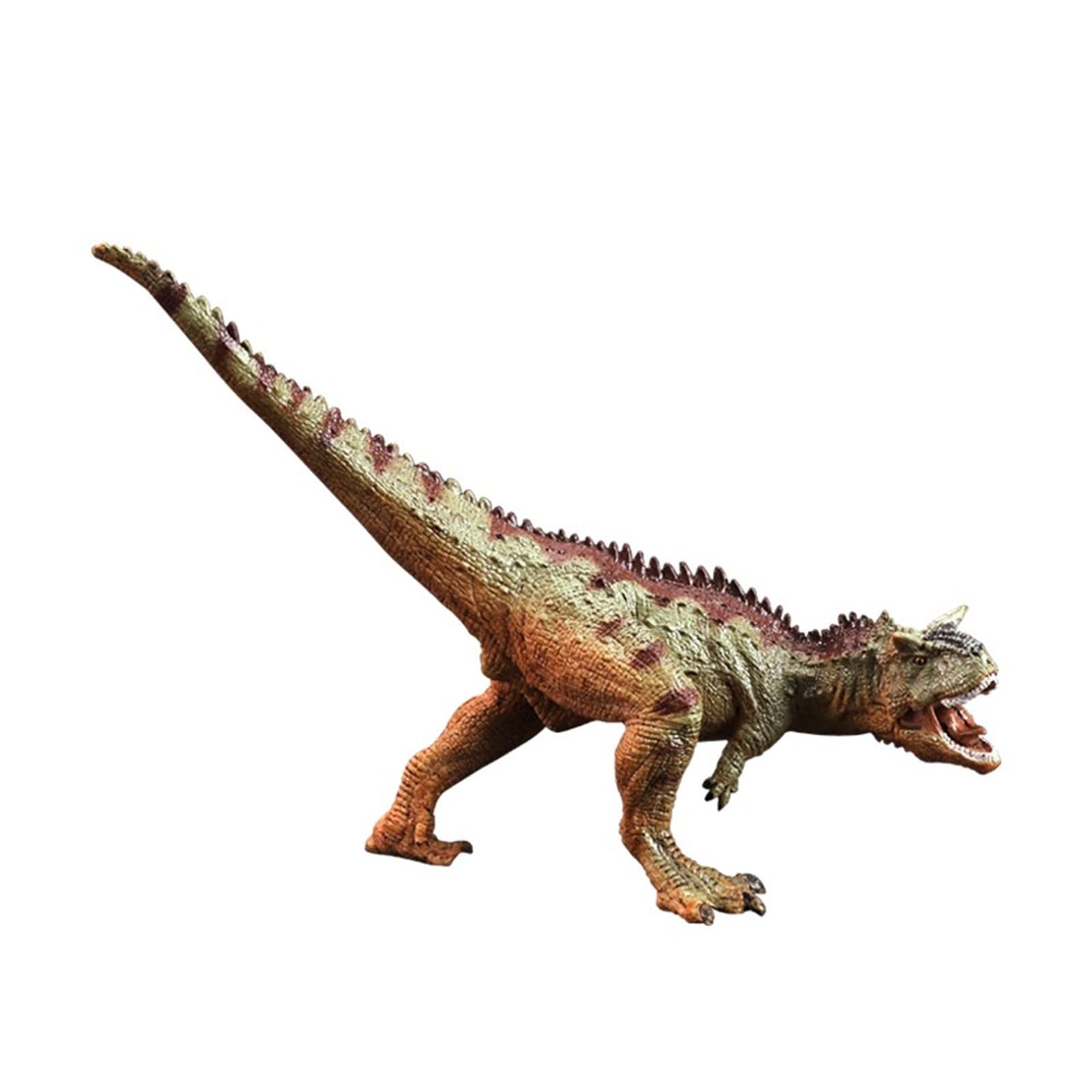 BELLAALONG Dinosaur Toys - Realistic Green Carnotaurus PVC Figure for Kids, Home Decor & Jungle Themed Play | Educational Animal Model for Children's Room & Creative Playtime