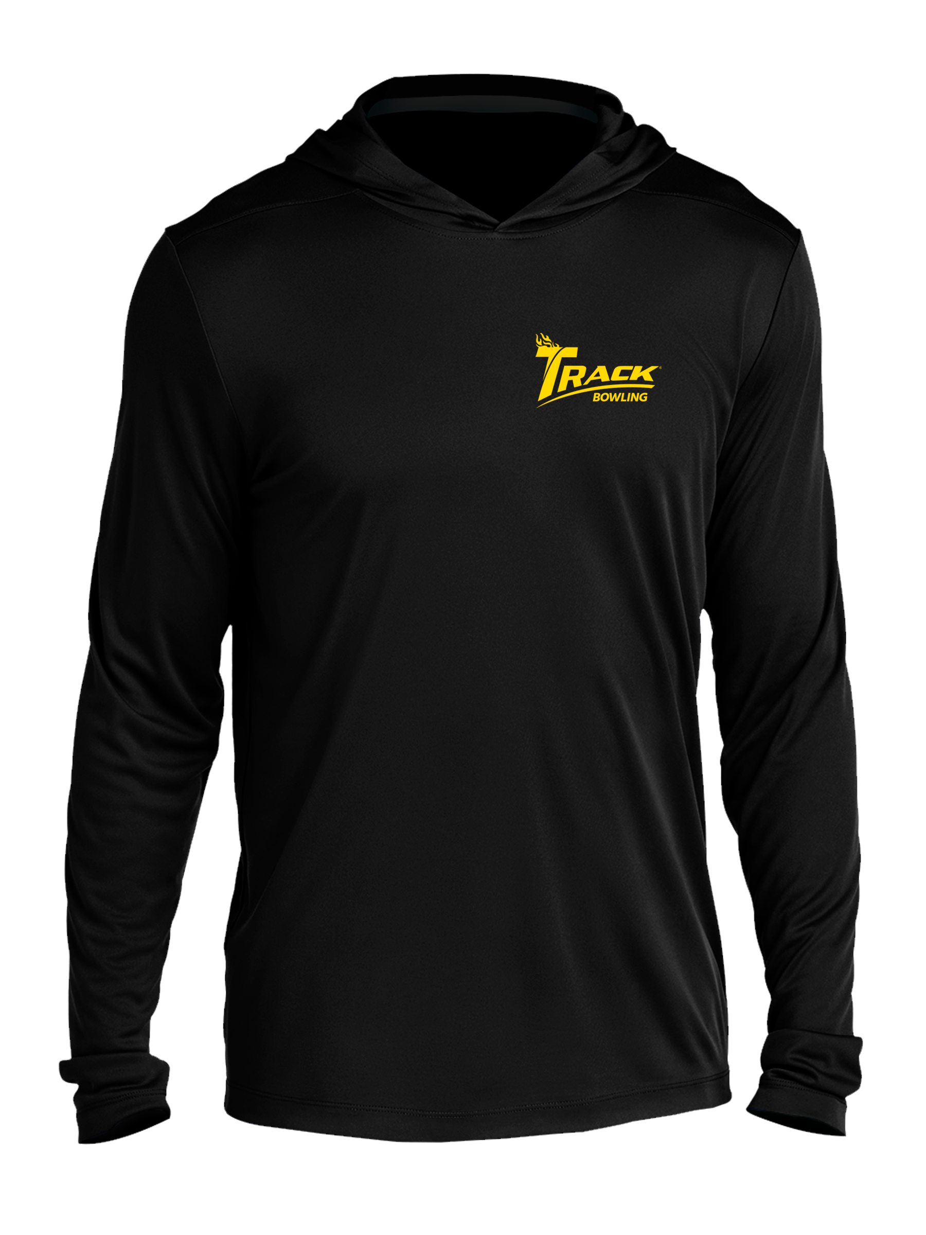 Men's Track Bowling Dri-FIT Warm Up Hoodie - Moisture Wicking Performance Pullover for Bowlers & Athletes - Perfect for League Play, Practice & Cold Weather Training
