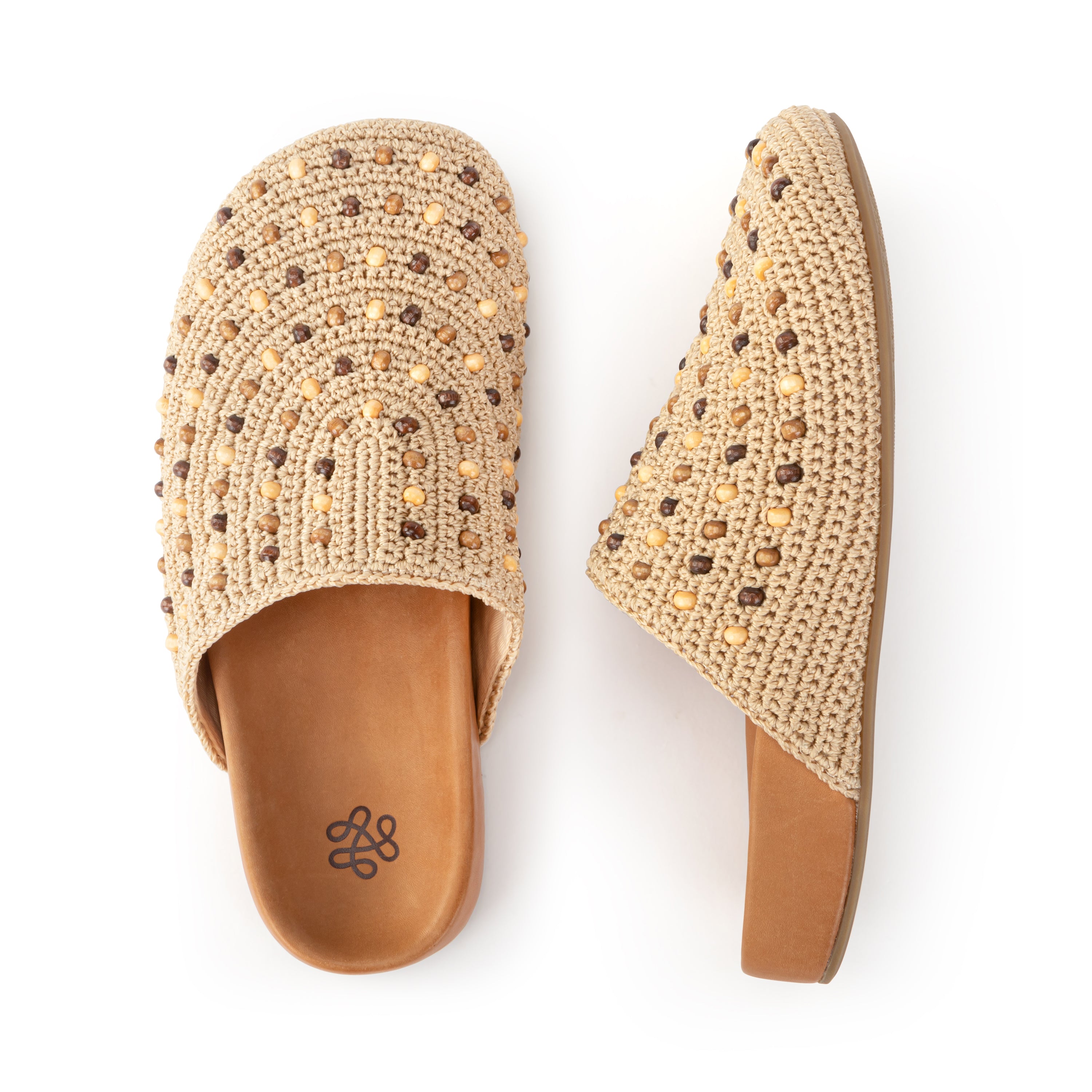 Bolinas Crochet Clogs for Women - Comfortable Handmade Summer Slide Sandals with Arch Support - Perfect for Beach, Pool, and Casual Outings