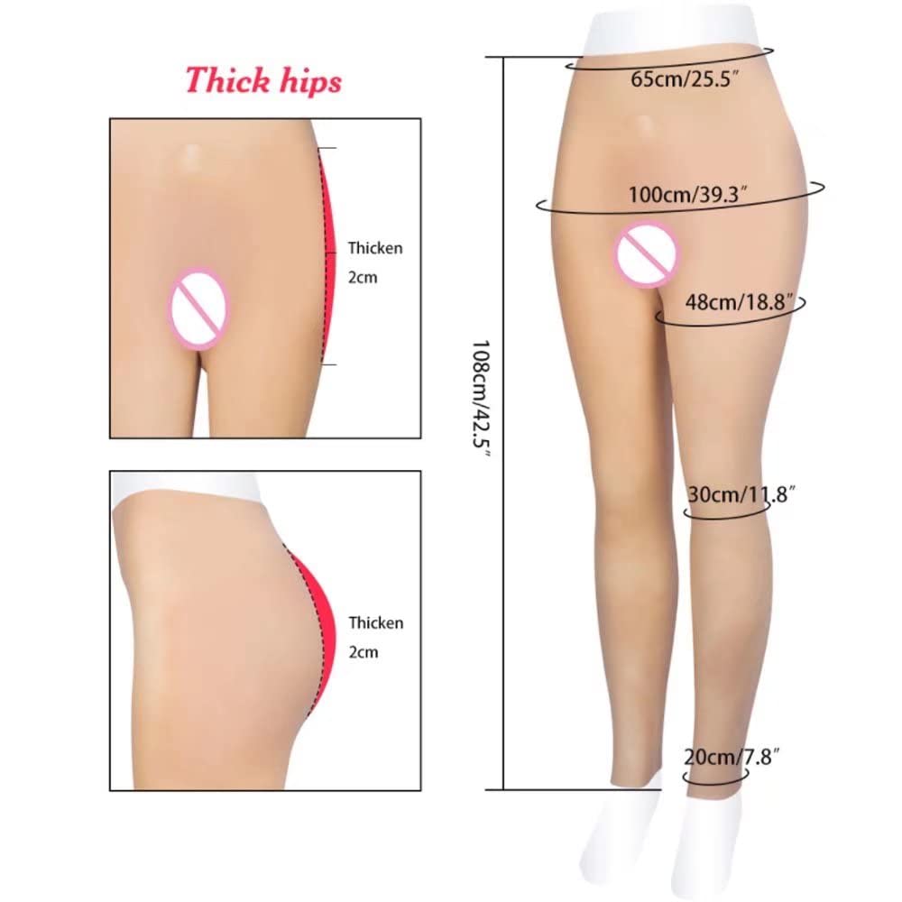 Realistic Silicone Fake Vagina Underwear - Crossdressing Hip Enhancer Pants for Cosplay & Transgender - Perfect for Roleplay, Halloween Costumes & Gender Expression