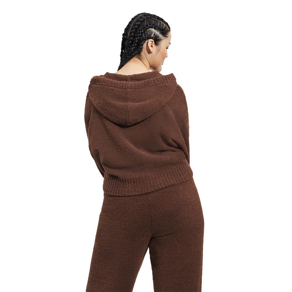 UGG Women's Hana Zip Hoodie Sweatshirt - Cozy Fleece Pullover with Front Zipper | Perfect for Casual Wear, Lounging & Winter Outfits