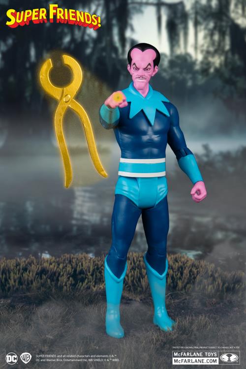 Super Friends DC Retro Sinestro Action Figure - Collectible 7-Inch Figure for Fans & Display - Perfect for Comic Book Lovers, Gift Giving & Home Decor