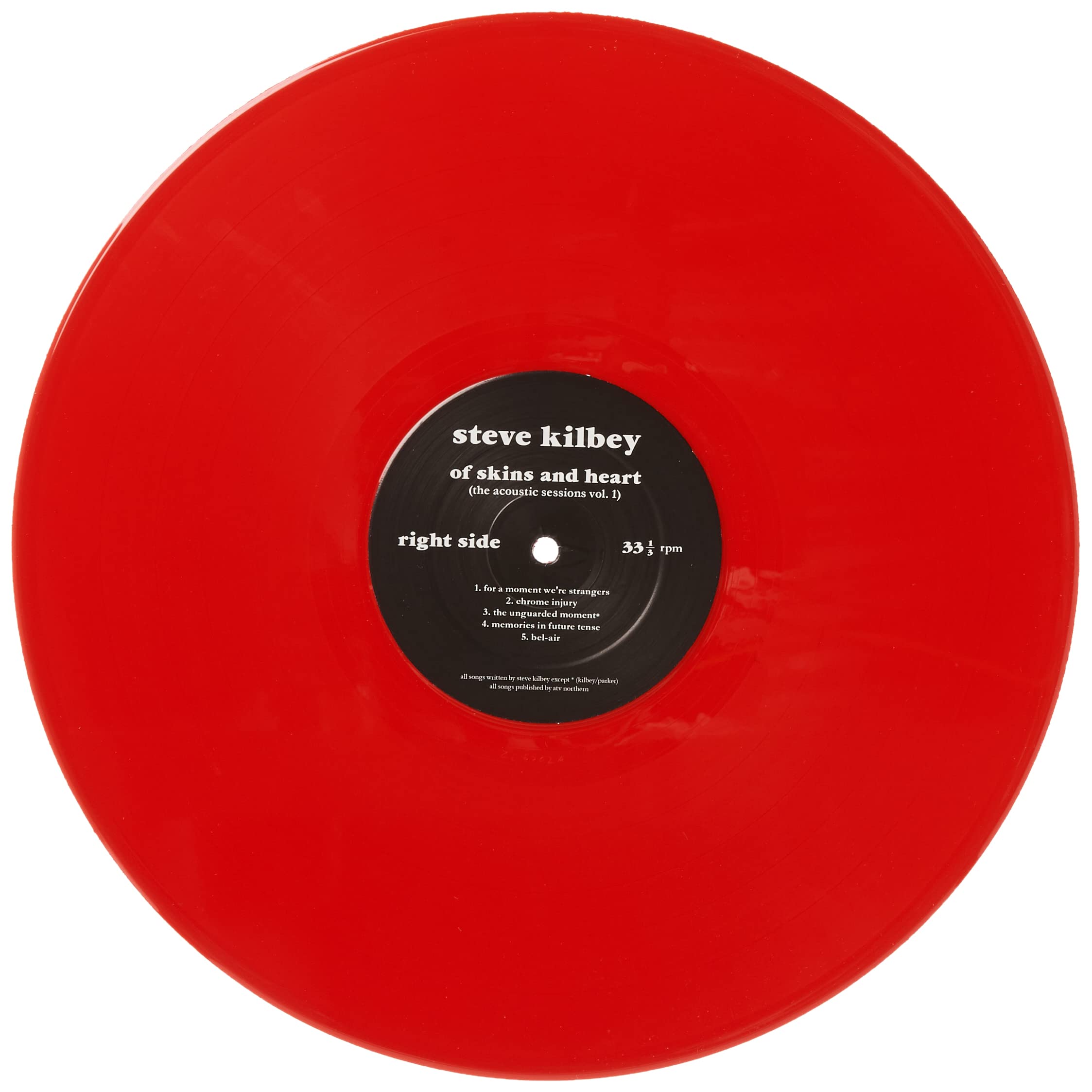 Of Skins & Heart: Acoustic Sessions Vol. 1 Red Vinyl Record - Perfect for Relaxing Evenings & Music Collectors