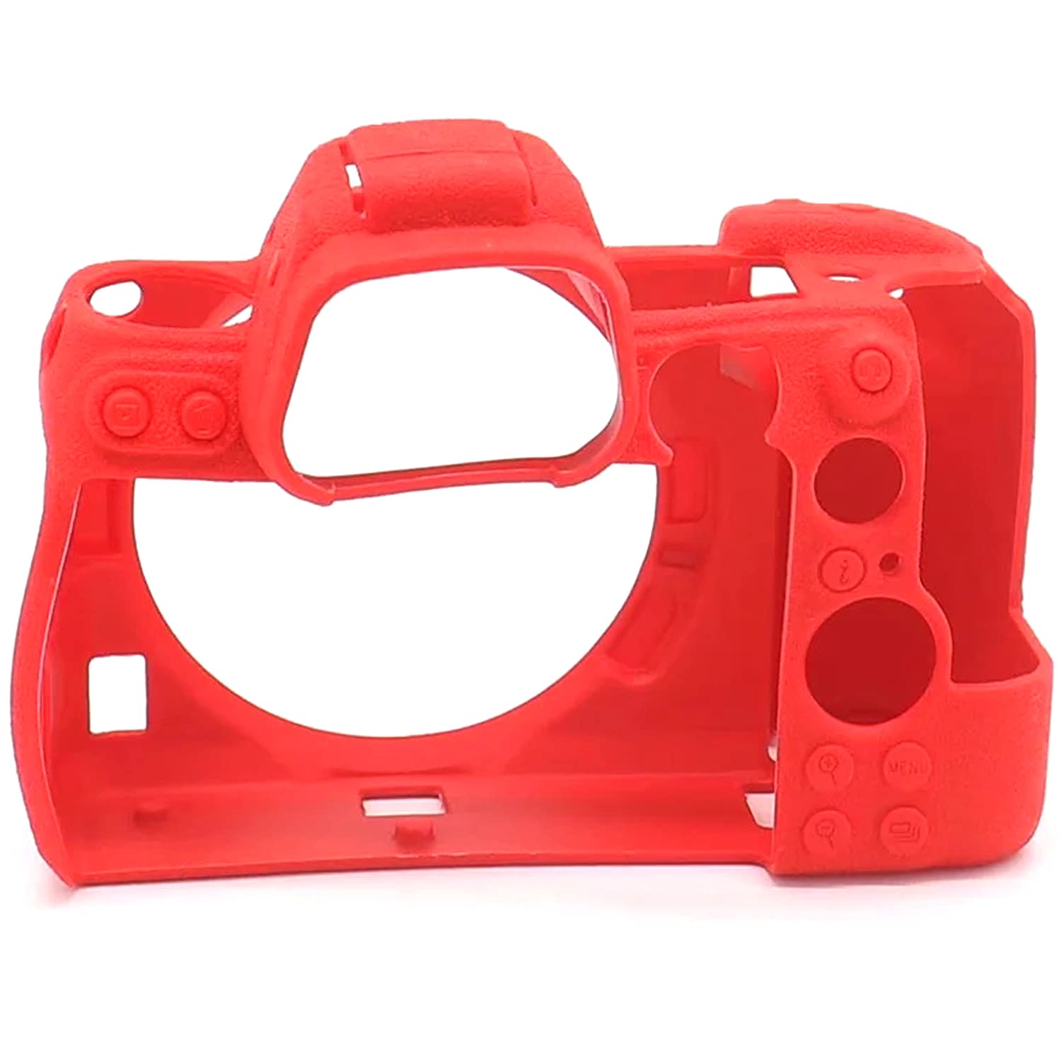 Professional Waterproof Silicone Camera Case Cover for Nikon Z6 Z7 Full Frame Mirrorless Cameras - Shockproof Protective Skin Housing (Red) - Perfect for Outdoor Photography, Travel & Adventure Shooting