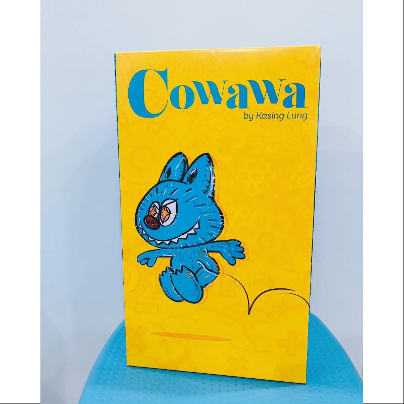 Labubu The Monsters Cowawa Blue Kasing Lung - Limited Edition Collectible Figure for Anime & Pop Culture Fans | Perfect for Display, Gifts & Home Decor