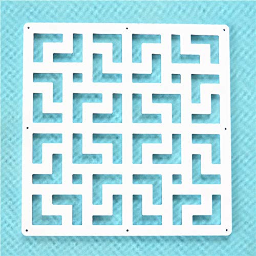 SNOW MountainSnow DIY Private Hanging Room Divider - 2 Sizes (Large 15.7x15.7 inches, H11_12pc) - Bedroom, Dining Room, Living Room Partition Wall - Perfect for Home Office Privacy, Studio Separation & Open Space Decoration