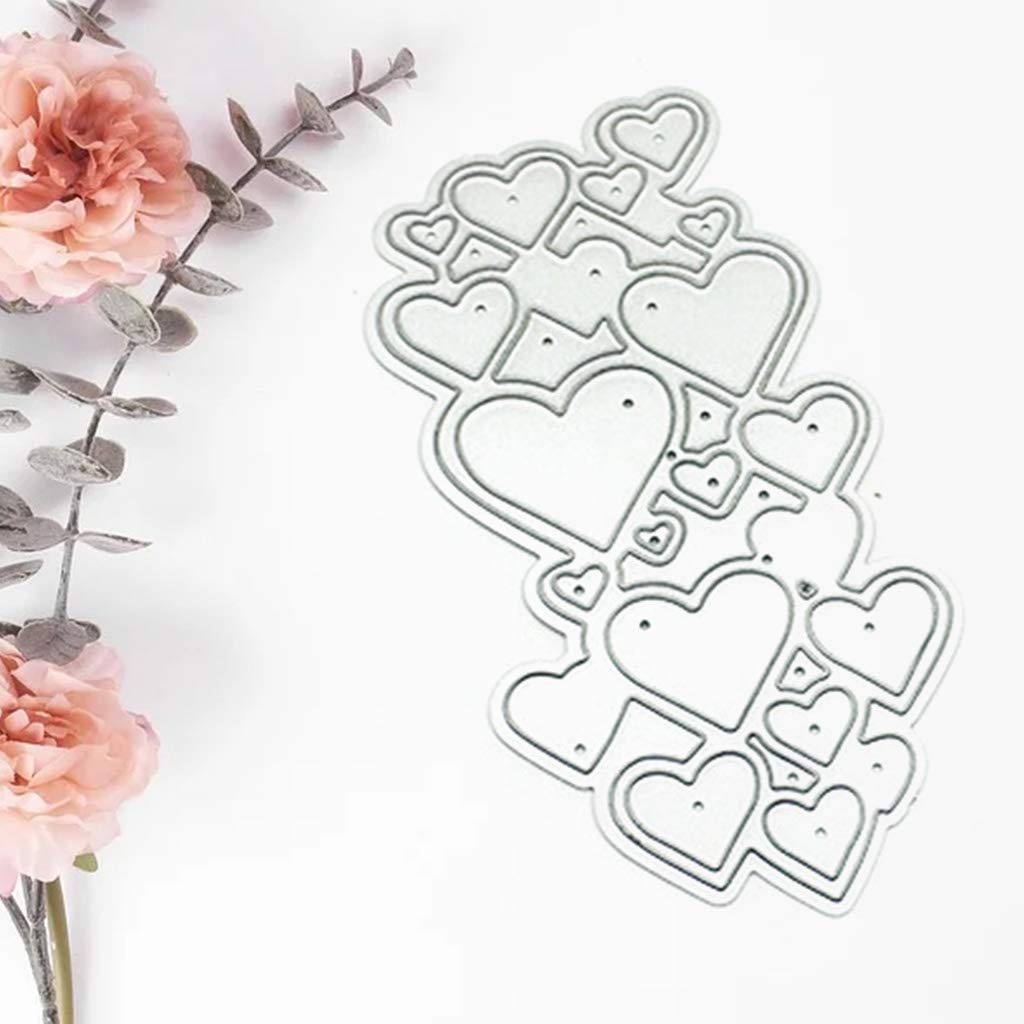 Love String Shape Metal Die Cuts for Card Making | Scrapbooking Embossing Dies | DIY Album Paper Craft Decoration | Perfect for Wedding Invitations, Greeting Cards & Memory Books