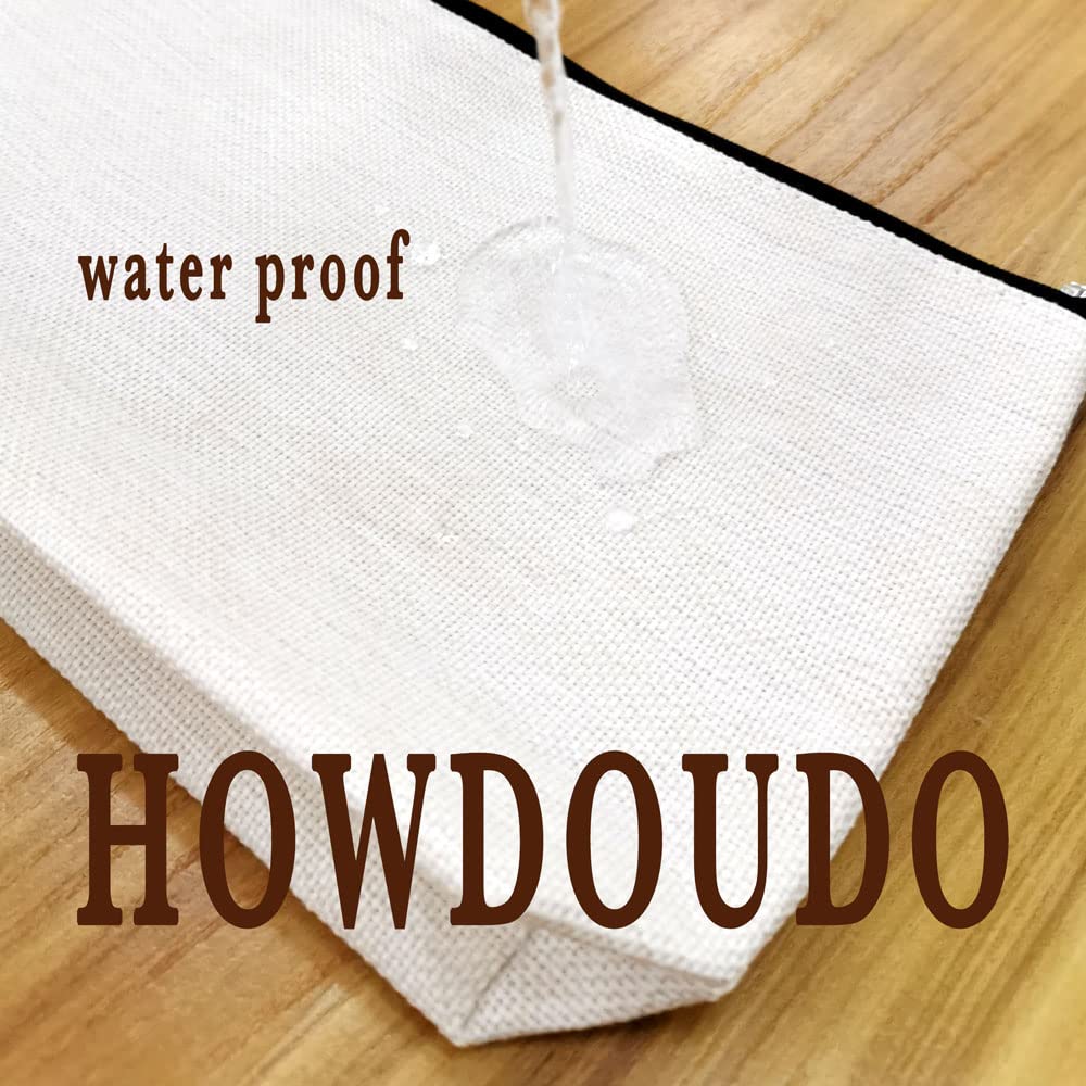 HOWDOUDO Best Friend Makeup Bag for Women - Cute Cosmetic Pouch for Travel & Daily Use | Birthday Gifts for Besties, Friendship Presents | Perfect for College, Work & Girls Night Out