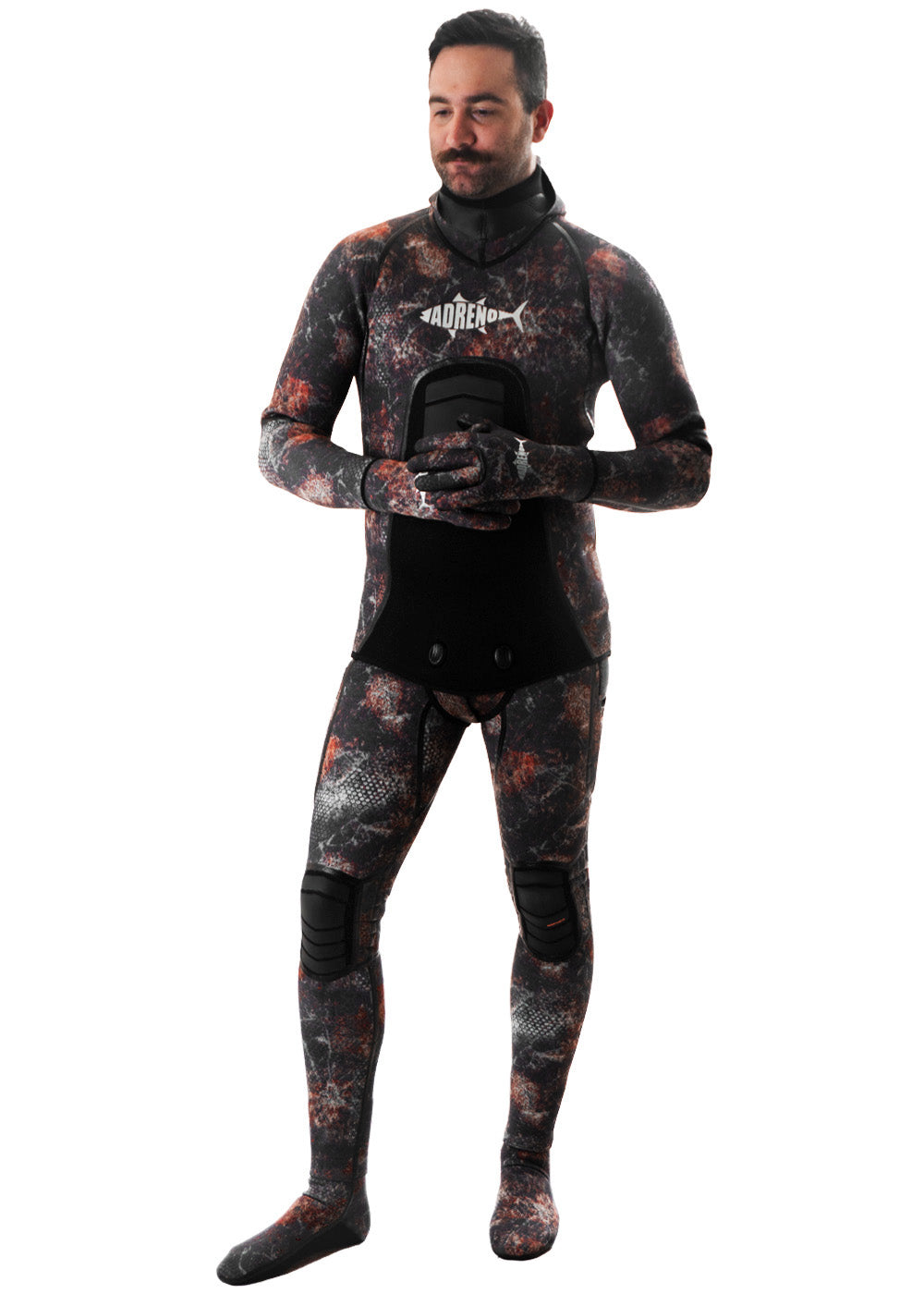 Adreno Men's Montague 3.5mm 2-Piece Lined Wetsuit for Scuba Diving, Surfing & Water Sports | Premium Neoprene Thermal Protection