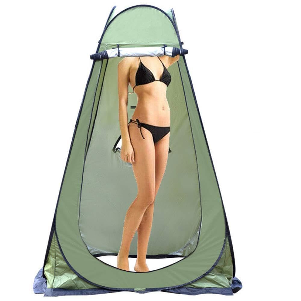 YZBEIMDAI Pop Up Privacy Shelter Tent - Instant Portable Outdoor Shower Tent, Camping Toilet, Changing Room & Rain Shelter for Camping, Beach & Outdoor Activities - Easy Setup, Foldable with Carry Bag - Perfect for Camping Trips, Beach Days & Emergency Use