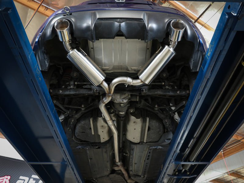 aFe Takeda Dual Axle Back Exhaust System for Scion FR-S, Subaru BRZ & Toyota 86 (2013-2023) with Carbon Fiber Tips - High Performance Exhaust Upgrade for Street & Track Racing