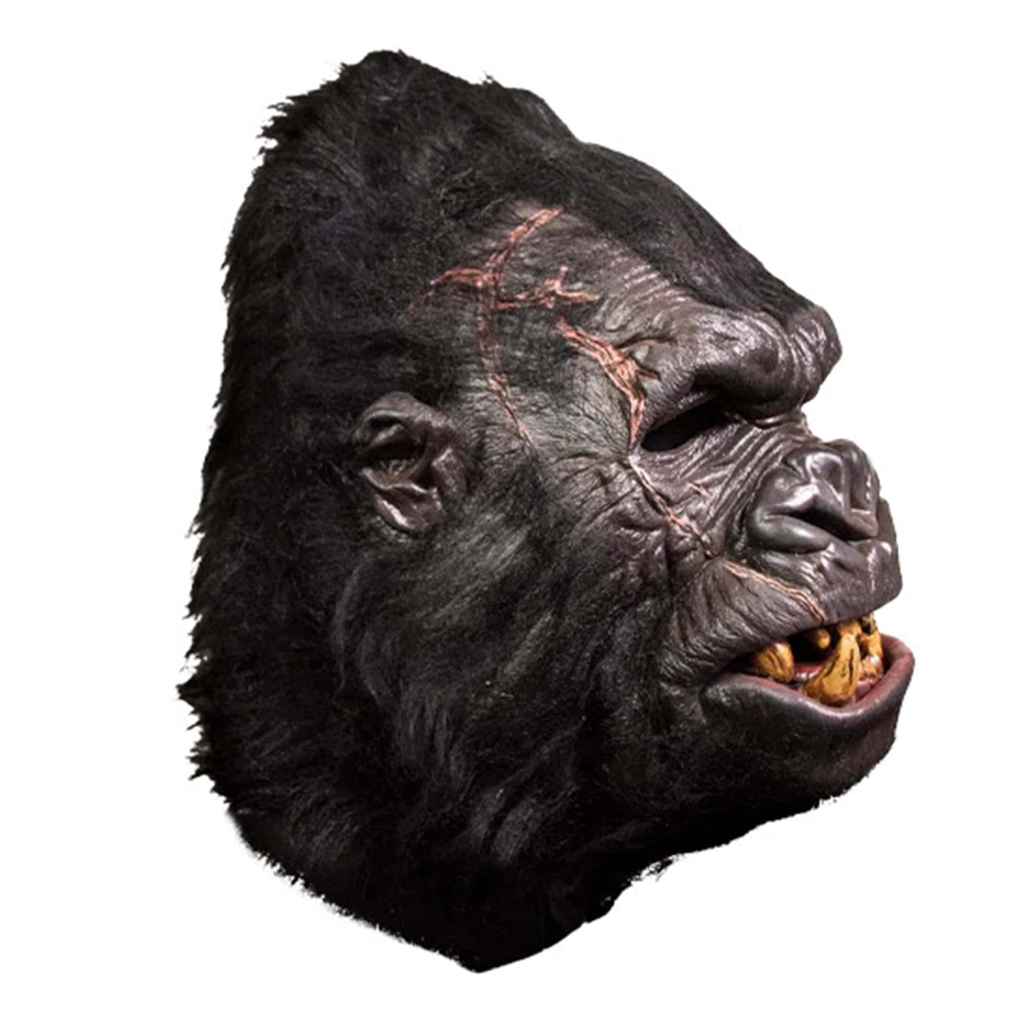 Peter Jackson King Kong Adult Latex Costume Mask - Realistic Gorilla Mask for Halloween Cosplay, Movie Parties & Themed Events