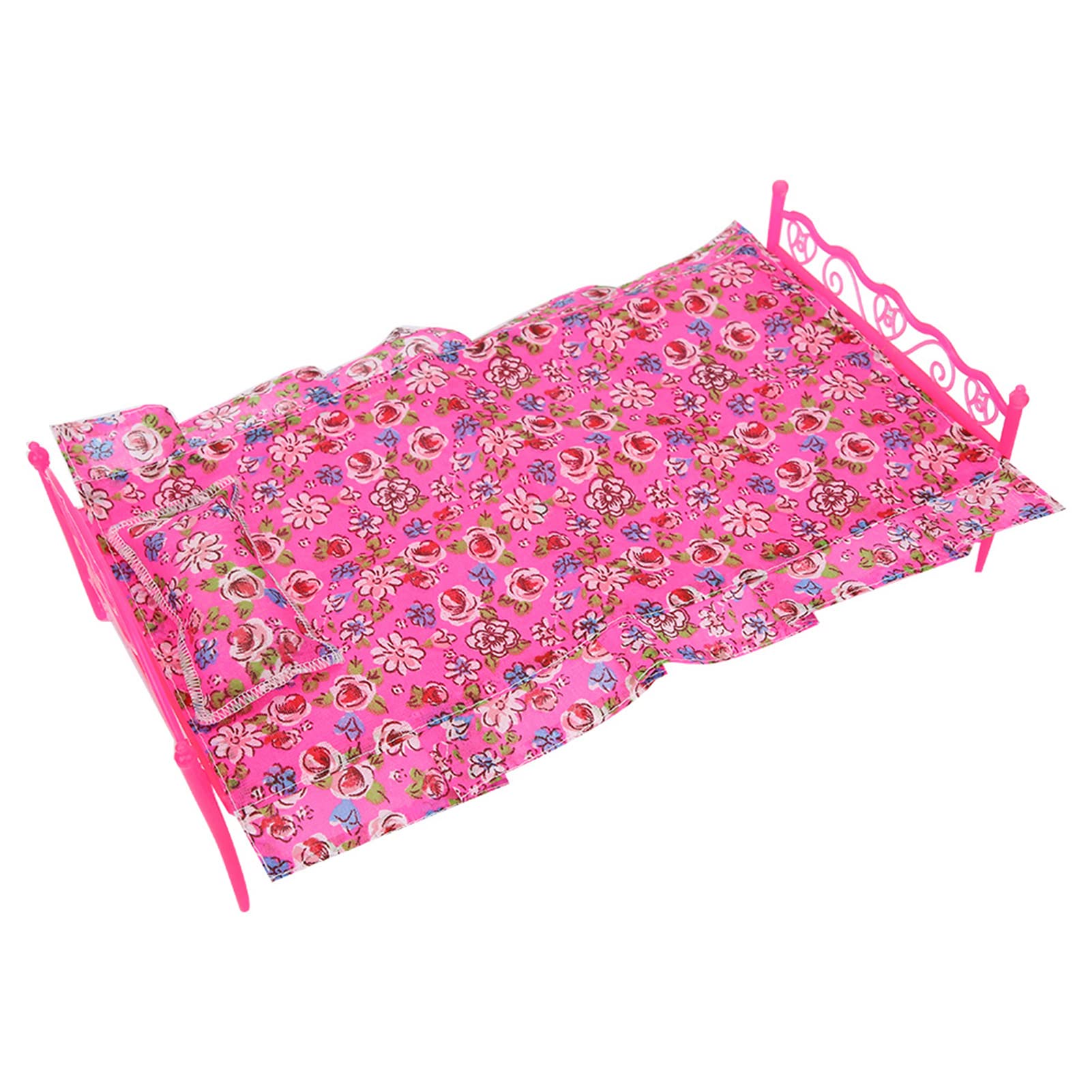 Tonsa Delicate Dollhouse Bed - Durable Miniature Bed for Dolls, Perfect Gift for Girls & Kids | Ideal for Playrooms, Bedrooms & Pretend Play