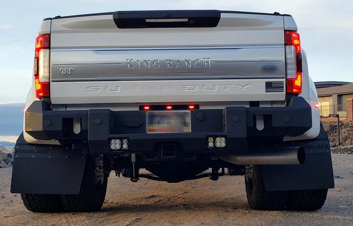 4pc Clear 48 LED Wheel Fender Side Marker Lights for 2011-2023 Ford F250 F550 Dually Trucks - Enhanced Visibility & Safety for Night Driving & Off-Road Adventures