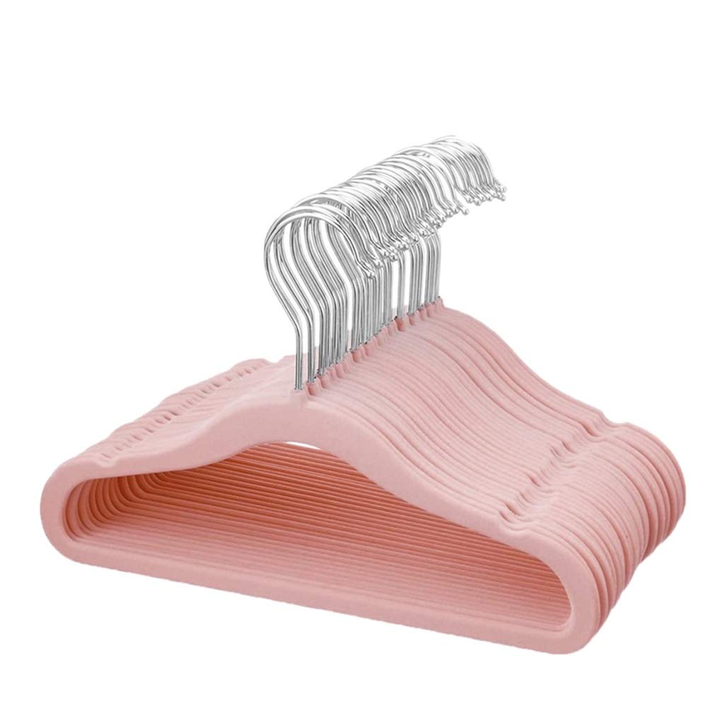 30 Pack Non-Slip Flocking Baby Hangers with Swivel Hook - Notched Shoulder Design for Kids Clothes - Perfect for Nursery, Closet Organization & Toddler Wardrobe Storage