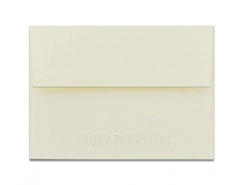Softwhite Eggshell A7 Envelopes (5-1/4 x 7-1/4 Inches) - 1000 Pack - 104 GSM (28/70lb Text) Premium Invitation & Greeting Card Envelopes for Wedding, Business, DIY Crafts and Stationery