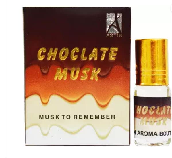 Premium ASTIN Chocolate Musk Pocket Perfume - 6ml Eau de Parfum for Men & Women | Travel Size Fragrance | Gift for Her & Him | Date Night, Office & Special Occasions